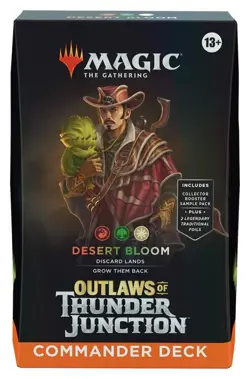 MTG: Outlaws of Thunder Junction - Desert Bloom Commander Deck Factory Sealed - Image 1