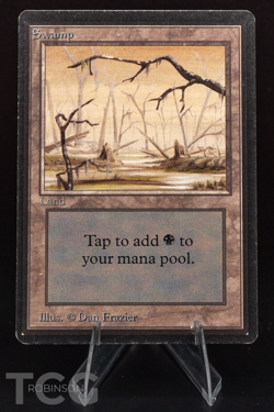 Swamp (B) - 1993 Magic the Gathering - Limited Edition Beta Regular - Image 1