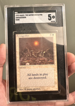 1993 MAGIC: THE GATHERING LIMITED EDITION RARE - ALPHA ARMAGEDDON SGC 5 - Image 1