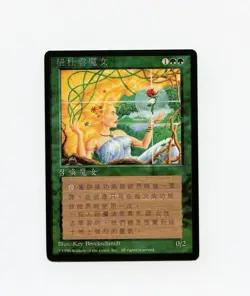 Chinese 4th Edition FBB MTG Verduran Enchantress Magic Rare - Image 1