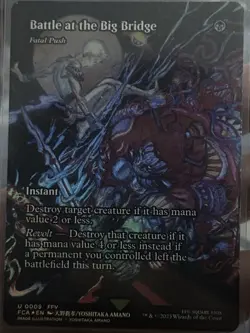 Battle at the Big Bridge - Fatal Push (Showcase) Final Fantasy Foil - Image 1