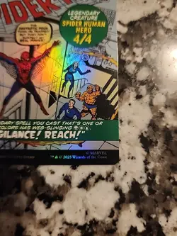 Peter Parker M 0232 (Borderless) MTG Magic: Marvel Spider-Man Foil Amazing - Image 4