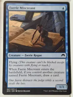 Faerie Miscreant - Origins - Magic the Gathering MTG Nice! - Image 1