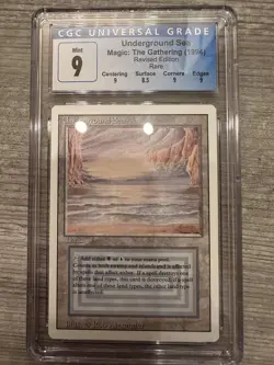 Magic: The Gathering - Revised 1994 - Underground Sea - CGC 9 - Image 1