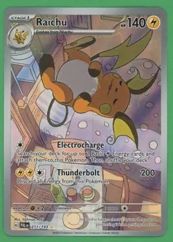 Raichu Pokemon Paldea Evolved Illustration Rare 211/193 - Image 1