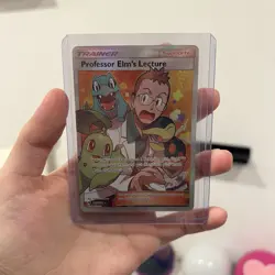 Pokemon TCG Professor Elm’s Lecture 213/214 full art trainer from Lost Thunder - Image 1