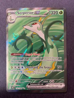 Pokemon TCG Serperior ex 156/86 Black Bolt Near Mint NM - Image 1