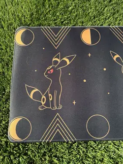 Pokemon Umbreon CCG Playmat TCG Gaming Desktop Mousepad Mat Pokemon 24in - Image 2