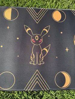 Pokemon Umbreon CCG Playmat TCG Gaming Desktop Mousepad Mat Pokemon 24in - Image 3