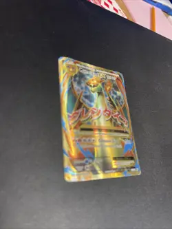 Pokemon TCG Evolutions Holo Full Art M Charizard EX 101/108 Damaged - Image 2