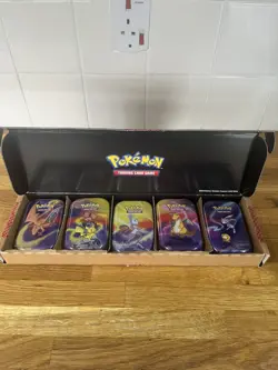 Pokemon Kanto Power Mini tin 5x Evolving Skies & 5x Fusion Strike Booster Packs - Image 2