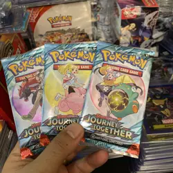 Pokemon TCG: Scarlet & Violet Journey Together 3x Factory Sealed Booster Pack - Image 1