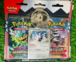 6x Pokemon 2 Booster Pack Blister Lot of 6 Twilight Masquerade Obsidian Flames - Image 3