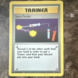 1999 Pokemon TCG Trainer Item Finder Base Set 74/102 Rare Regular Unlimited - Image 1