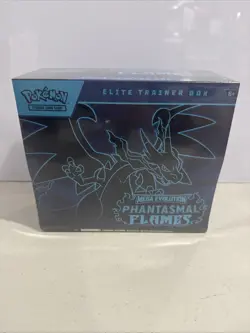Pokemon TCG Mega Evolution — Phantasmal Flames Elite Trainer Box ETB - Image 1