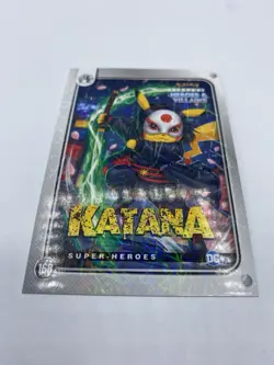 Pikachu as Katana #168 Lazer Holo DC Heroes & Villains (Non-Pokemon Fan Art) - Image 5