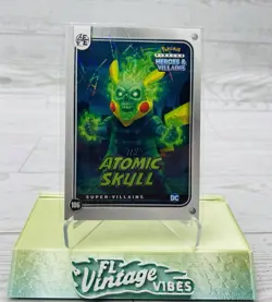 Pikachu as Atomic Skull #106 Lazer Holo Heroes & Villains (Non-Pokemon Fan Art) - Image 1