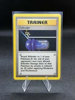 Pokemon TCG Base Set Defender #80/102 Unlimited Uncommon Vintage 1999 LP/MP - Image 1