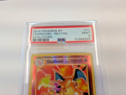 2016 Pokemon XY Charizard #11 Rev. Foil Evolutions PSA 9 MINT - Image 3