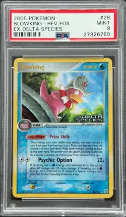 Pokemon Slowking 28/113 PSA 9 MINT EX Delta Species Reverse Holo Stamp - POP 71 - Image 1