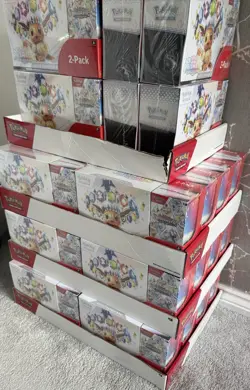 *POKEMON* - Prismatic Evolutions 2 Pack. ETB & Booster Bundle.Costco Exclusive⭐ - Image 1