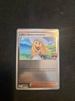 Pokemon TCG - Lillie's Determination 119/132 Regional Championship Stamped Promo - Image 1