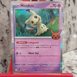 Pokemon Mimikyu Rare Holo Sm2l Alolan Moonlight 020/050 Japanese 70HP - Image 1