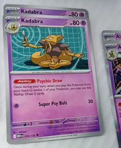 Pokemon Mega Evolution Abra Kadabra Alakazam Line Set 2 of each - Image 3