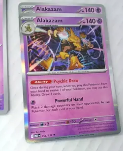 Pokemon Mega Evolution Abra Kadabra Alakazam Line Set 2 of each - Image 4