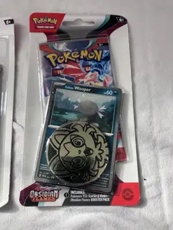 Obsidian Flames 3 Pack Blister and 1 Pack Blister Pokemon TCG Factory Sealed New - Image 3