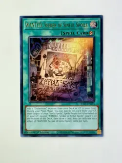 WANTED: Seeker of Sinful Spoils Ultra Rare RA03-EN074 1st Edition Gem Mint 💎 - Image 5