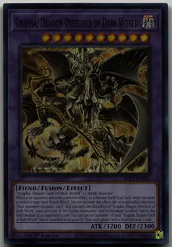 Grapha, Dragon Overlord of Dark World Ultra Rare Structure Deck: Dark World SR13 - Image 1