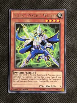 YuGiOh! - Silent Psychic Wizard BP03-EN084 Rare 1st Edition Near Mint - Image 1