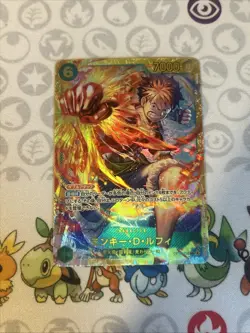 Monkey D Luffy Secret Rare One Piece JP Carrying His Will OP13-118 Near Mint - Image 1