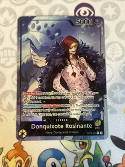 Donquixote Rosinante Alt Art One Piece Legacy Of The Master OP12-061 Near Mint - Image 1