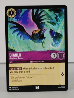 Diablo - Obedient Raven - Azurite Sea - LORCANA 49/204 - singles - Image 1