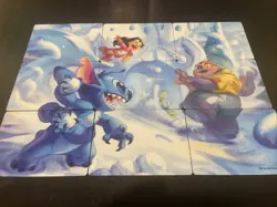 Lorcana - Winterspell - Puzzle & Lore Cards - Complete Set - Lilo And Stitch - - Image 1