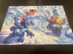 Lorcana - Winterspell - Puzzle & Lore Cards - Complete Set - Lilo And Stitch - - Image 2