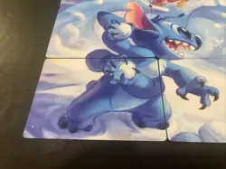 Lorcana - Winterspell - Puzzle & Lore Cards - Complete Set - Lilo And Stitch - - Image 3