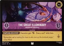 68/204 THE GREAT ILLUMINARY ABANDONED LABORATORY EN10 UNCOMMON DISNEY LORCANA - Image 1