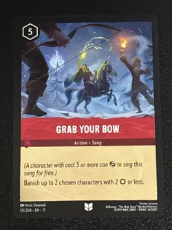 Disney Lorcana Winterspell Grab Your Bow 131/204 NM - Image 1