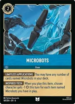 4x Microbots - 167/204 - Uncommon NM-Mint Disney Lorcana: Azurite Sea Lorcana - Image 1