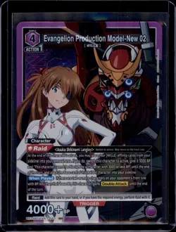 Evangelion Production Model-New 02 Foil - UE15BT/EVA-1-043 NM - Union Arena - Image 1