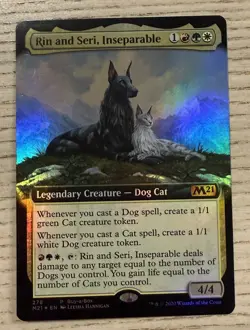 Rin and Seri, Inseparable Buy-A-Box Promos Foil MTG Magic 278 P - Image 1