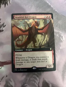 Wrathful Red Dragon (Extended Art) Battle for Baldur's Gate Regular - Image 1