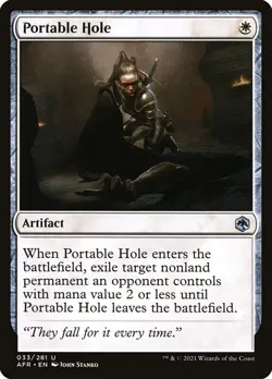 MTG Portable Hole ** Adventures in the Forgotten Realms ** English - Image 1