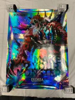 MTG Magic Ikoria: Lair of Behemoths Monster Foil Promotional Poster *CCGHouse* - Image 1