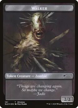 MTG Secret Lair The Walking Dead Walker Token #151 x1 Foil NM/M - Image 1