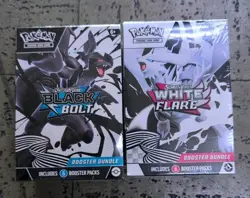 Pokemon Black Bolt and White Flare Booster Bundle - Set of 2 **FACTORY SEALED** - Image 1