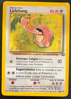Pokemon TCG Lickitung Jungle 38/64 Regular MP - Image 1